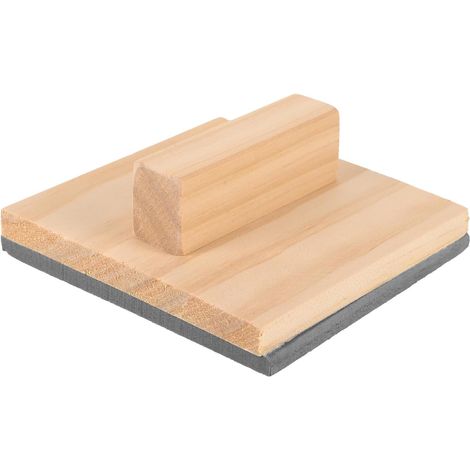 Grattoir en Éponge pour Peinture Artistique avec Manche en Bois 806eh Beige, Bois et Éponge, Réutilisable pour Création et Application sur Murs Extérieurs ou Mobilier (1/5)