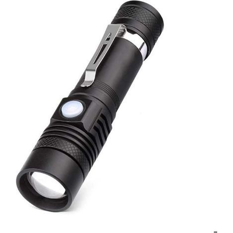 T6 Taschenlampe – 1200 Lumen – USB-aufladbar – IPX6 wasserdicht (1/5)