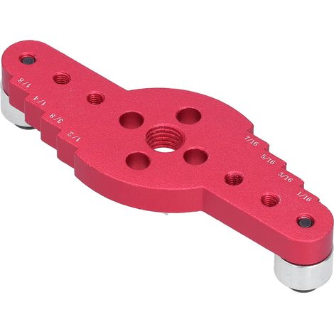Kit de guidage pour perçage de chevilles, forets de perçage, gabarit de positionnement, outils de traçage pour le travail du bois, 42 pièces (1/5)