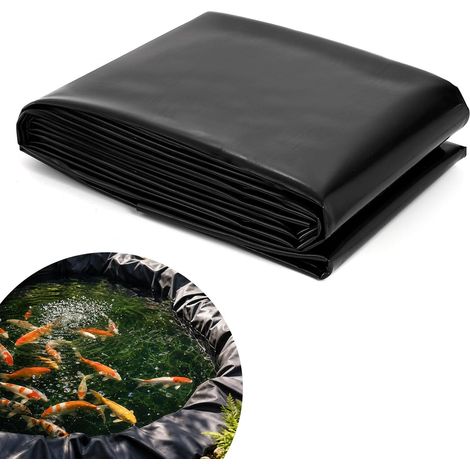 Bâche Bassin Extérieur 0.2mm Epaisseur, Bâche pour Bassin, Liner De Bassins pour à Poissons Jardin pour Bassins d'Agrément, Cascade Revêtement d'Étang (0.2  2  3) (1/5)