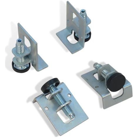 Set di 12 gambe per mobili, gambe di base, gambe per tavoli, piedini regolabili per mobili (1/3)