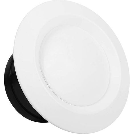 Verstellbares Lüftungsgitter, rundes Kunststoff-Lüftungsgitter, Lüfterabdeckung, Scheibenmontage-Lüftungsabdeckung, Abluftgitterabdeckung (100 mm) (1/4)