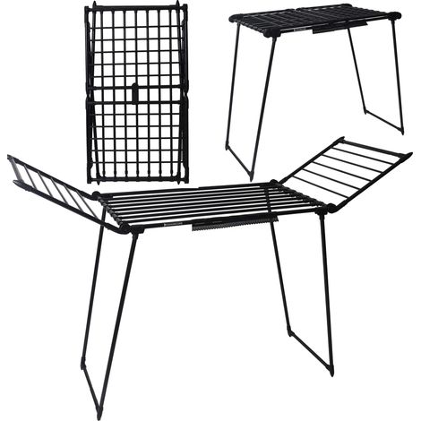 Stendibiancheria da terra per vestiti e biancheria intima, pieghevole, per balcone, robusto, grande
