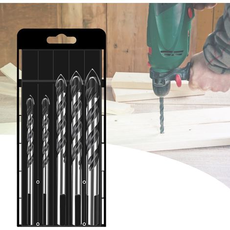 MINKUROW 5pcs Punte Elicoidali Con Punta Antiruggine Piccola Resistenza Al Taglio Punte Triangolari Multifunzionali Resistenti All'usura Ampiamente Utilizzate Per Acciaio Inossidabile (1/5)