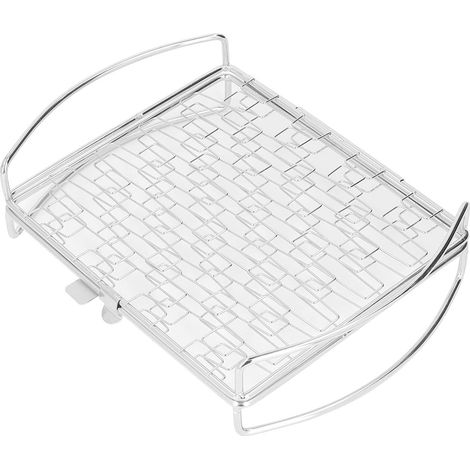 Grille de camping pliable et portable, barbecue professionnel en acier inoxydable avec filet de support. (1/5)