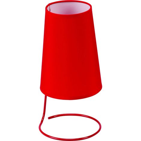 LAMPE DE TABLE ROUGE (1/3)