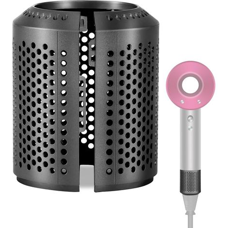 1 Couvercle de filtre extérieur Anti-poussière pour sèche-cheveux Dyson Supersonic HD15 HD01 HD03 HD08 Gris (1/5)