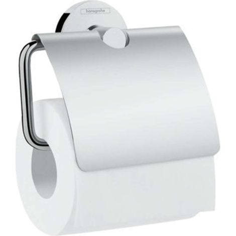 hansgrohe Logis Universal Portarrollos con tapa Cromo, 41723000 (1/2)