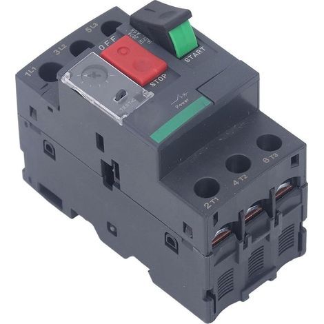 Interrupteurs de Protection de Moteur, Disjoncteur Magnétique Thermique, Protection contre les Surcharges sur Rail de 35mm, AC 690V (GV2-ME07 1,6-2,5A) (1/5)