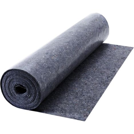 Feltro assorbente rotolo per protezione pavimenti e scale - 1x25 mt