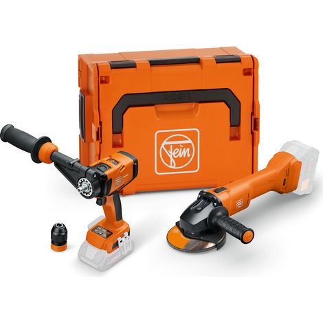 Fein Combo ASCM 18-4 QM + CCG18-125-12 senza batteria e caricatore in L-BOXX (1/4)