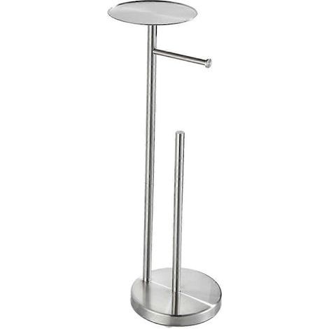 Freistehende Halter, Edelstahl, gebürstetes Silber