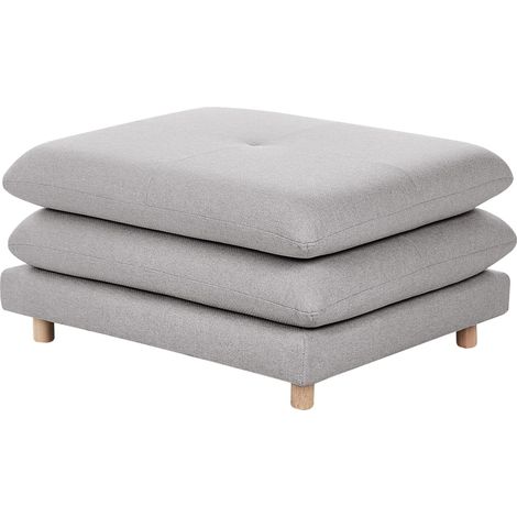 Ottoman HEDEN Fabric Grey (1/5)