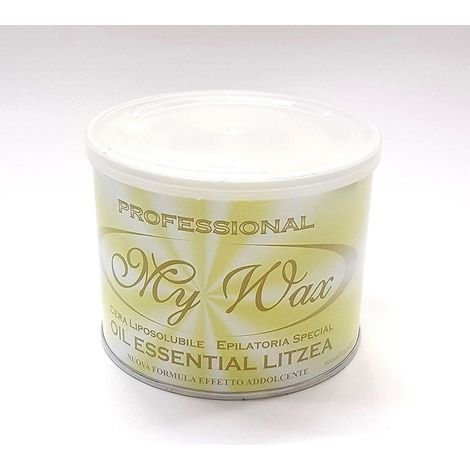 Pot D'huile Essentielle à La Cire Dépilatoire Litzea 400 Ml épilation à La Cire
