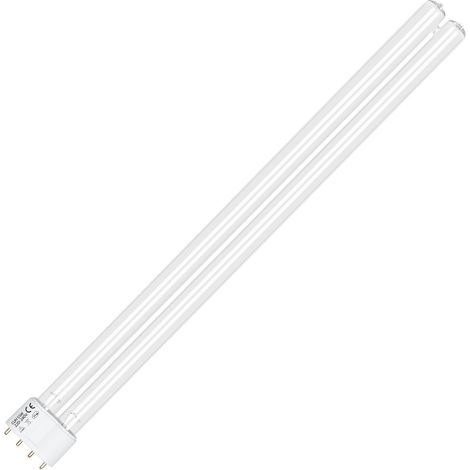UVC Disinfection Lamp 2G11, 55W, Compact 4-Pin Tube, For Ponds and Aquariums (1/5)