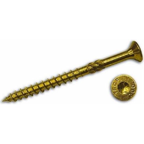 Viti per legno torx autofilettanti zincate a caldo per fissaggio legno/legno dimensione disponibile: ø4 x 45 - 200 pz