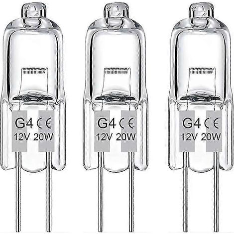 Packung mit 20 G4 20W 12V Halogenlampen Varmvita Ljus fr Perfekt Belysning