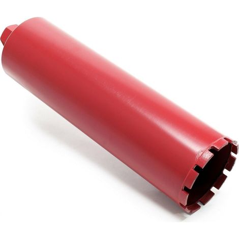 Helloshop26 – Couronne diamant 120 mm pour carotteuse – Forage à sec et humide – Haute performance pour béton et granit – Longueur utile 400 mm