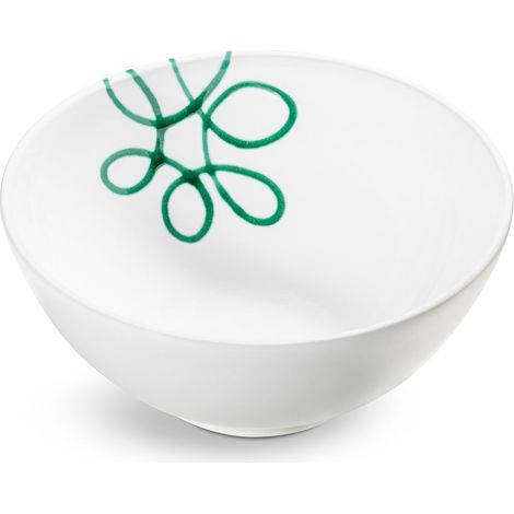 Gmundner Keramik Pur Geflammt Grün, Schüssel (Ø 23cm)