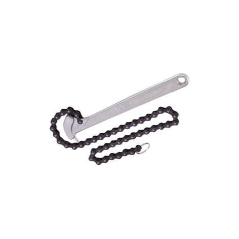 Llave para Filtro de Aceite de Cadena Jonnesway AI050049, 30-160 mm, Mango de 220 mm, Cadena de 480 mm, ideal para talleres y garajes domésticos, peso 400 g.