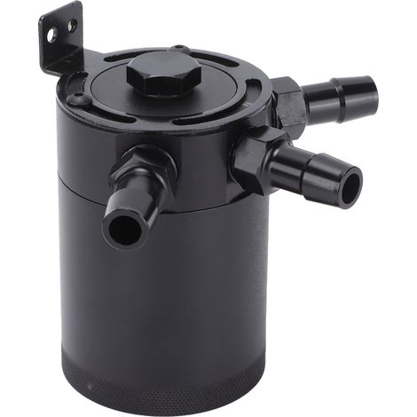 Bidon d'huile 3 voies en alliage d'aluminium avec soupape de filtre à air, raccords universels 10mm et 15mm pour voiture (1/5)
