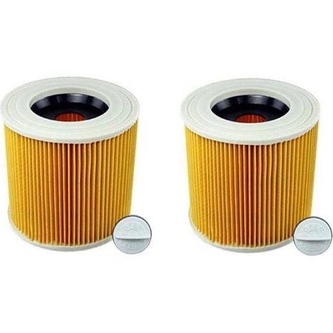 2er-Pack Filter für Kärcher Staubsauger der A-Serie, Filterelement A2004/A2204, HEPA-Filterelement, Staubbeutel (1/5)