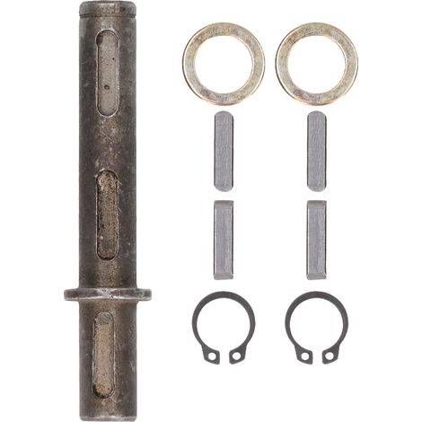 Arbre de sortie simple 14mm en acier allié pour moteur RV30, réducteur à vis sans fin NMRV030 RV030 (1/5)