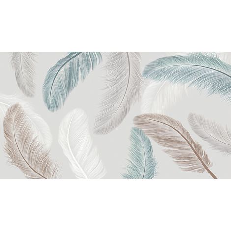 Papier peint panoramique - Plumes - 130 cm x 72 cm (1/2)