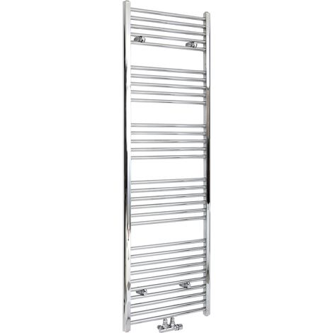 Hudson Reed Neva - Sèche-Serviettes Design Moderne - Raccordement Central - Chromé - 178.5 cm x 60 cm (1/4)