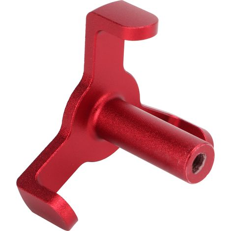 Crochets de coffre intérieur en alliage d'aluminium pour sacs de courses, remplacement Tesla Model 3 2018-2021, rouge, paire de fixation robuste (1/5)