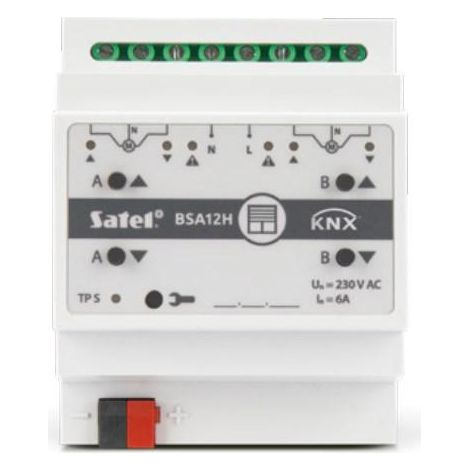 Satel KNX BSA12H módulo de control 230V AC para carril DIN