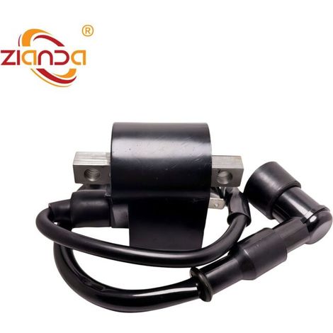 Bobine d'allumage haute tension compatible avec les modèles Suzuki RG80 de 1985 à 1991. Remplacement idéal pour un allumage stable sur les modèles Suzuki RG80. (1/5)