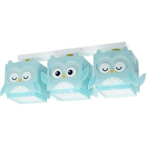 Plafoniera Per Bambini A 3 Luci Little Owl