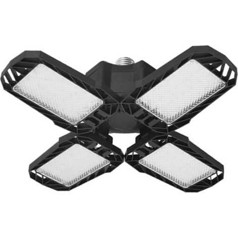 Faltbare 4-teilige LED-Garagenleuchte 60W 6500K Kaltweiß, zusammenklappbare Garagenleuchte für Wohnzimmer (1/5)
