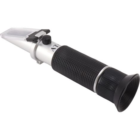 Réfractomètre portable 1,000 à 1,130 SG, 0 à 32 Brix, mesureur de sucre et d'alcool avec compensation automatique de température pour la bière et les fruits (1/5)