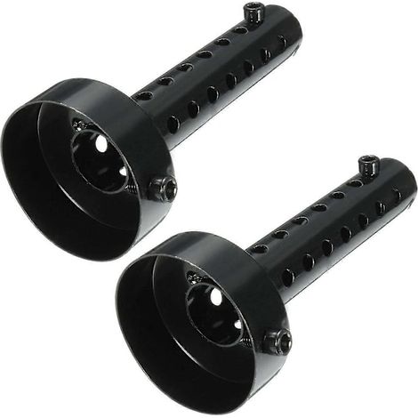 Silencieux d'échappement universel pour moto, 2 x 60 mm, pour l'installation, l'entretien et l'utilisation pratique.-AquaForge (1/5)