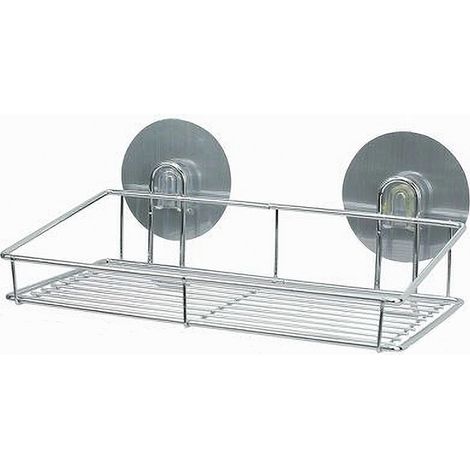 Trade Shop - Mensola Rettangolare Porta Oggetti Arredo Da Bagno Montaggio Con Biadesivo 79841 -
