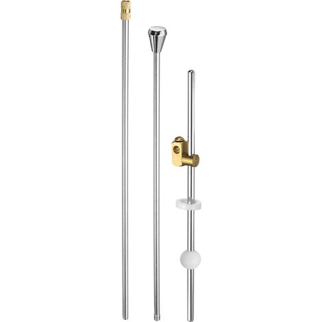 Kit De Réparation De Vidage D'évier, Tige De Traction D'évier 0.61", Liaison Réglable Pivot Central Tige À Bille en Laiton pour Pièces De Remplacement De Vidage, Bille De 15.5mm (1/5)
