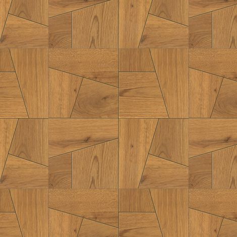 Carrelage effet Parquet Bois Chêne Caramel Quadra 56,1x56,1x0,95 cm Mat Bravino - Sol et mur intérieur (vendu par carton de 0,629 m²) - RO'MA CARRELAGE