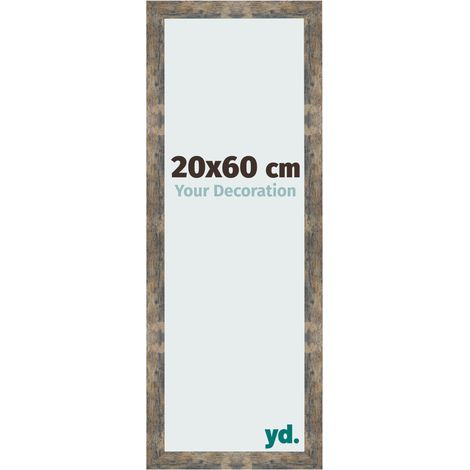 yd. - Cadre photo 20x60 - Bleu Or Melange - MDF - Bologna (1/5)