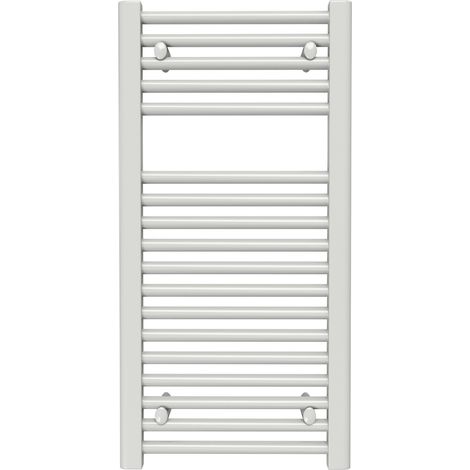 RADOX Sèche-serviette eau chaude mural vertical - SCALA N BLANC - 800 x 400 mm - 18 tubes - 316 W (1/3)