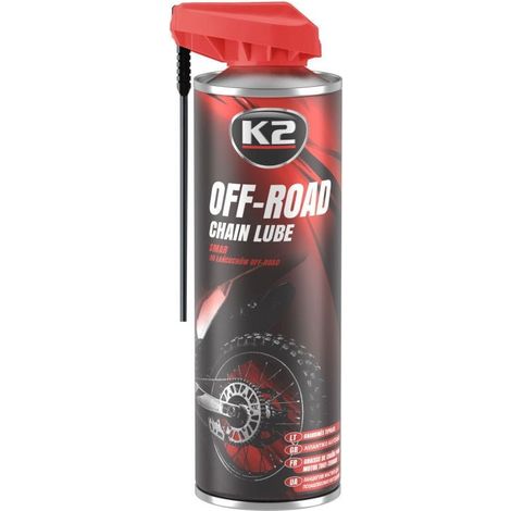 Lubricante k2 off-road chain lube anticorrosivo resistente calor (1/2)
