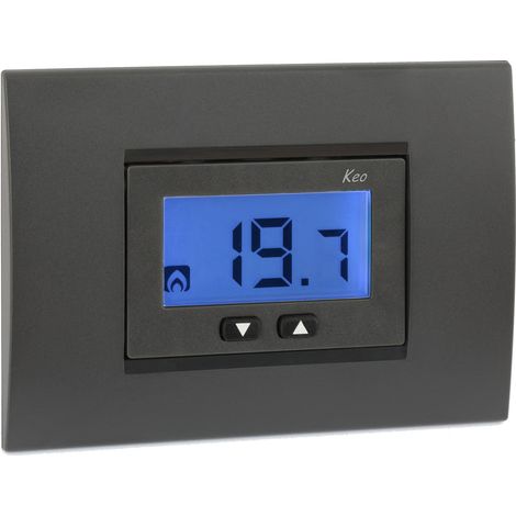 Termostato Digitale da Incasso (503) 230V Vemer VE558300 Keo-A LCD