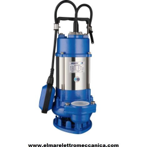 1 HP 400 lt/min MAXIMA S Elettropompa Sommersa Fogna Acque Nere