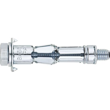 Cheville métalique pour plaque de plâtre Avec Vis métaux Tête hexagonale TH M8X60 Acier zingué - 400 pièces (1/4)