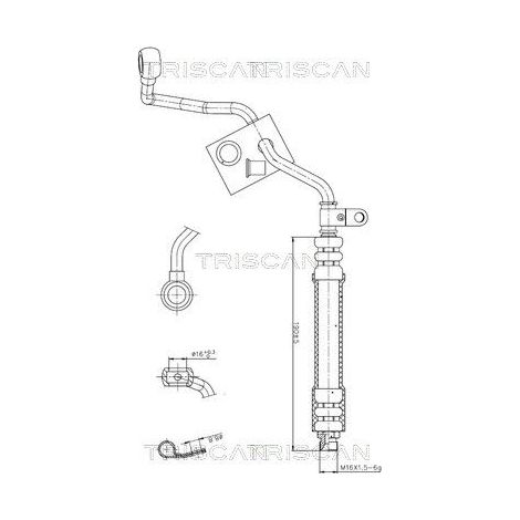 Tuyau hydraulique, direction TRISCAN 8516 29082 AUDI 4B0 422 893 4B0 422 893 A
