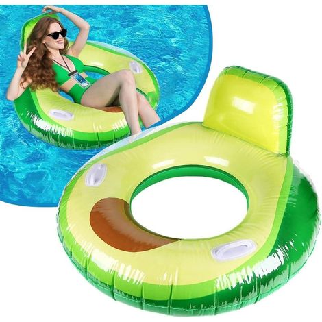 Aufblasbare Schwimmboje aus Gummi für Erwachsene und Kinder – Für Wassersport – Für Sommer, Strand und Partys