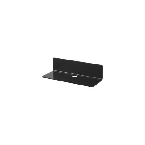Etagere Murale Noir Lot de 2, Agrandissez Facilement l'espace Mural - 22,9cm Etagere sans percer en Acrylique pour Chambre, Salle de Bains, Cuisine, Salon, Bureau