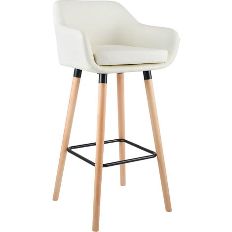 Barhocker Grant Kunstleder creme (1/5)