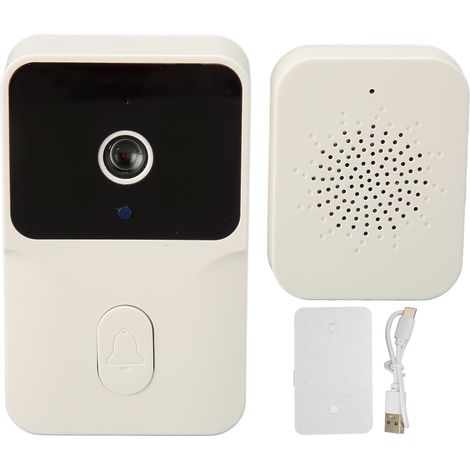 Sonnette vidéo intelligente WiFi avec détection de mouvement et interphone vocal-AquaForge